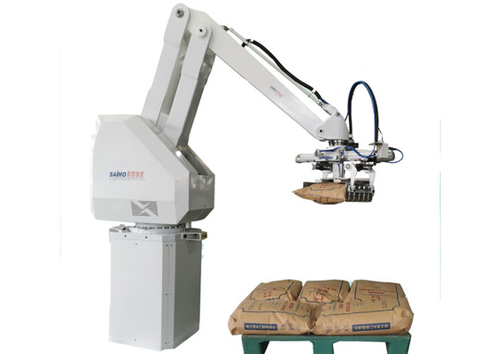 Assoalho - dispositivo de levantamento montado do robô Palletizing e da pálete do IP 65 na indústria do trigo