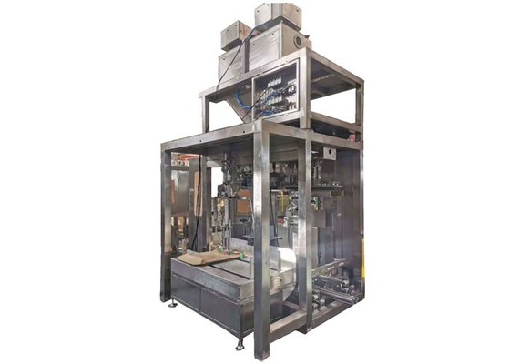 máquina automática do peso e de embalagem do saco 25Kg com sistema de controlo do Plc