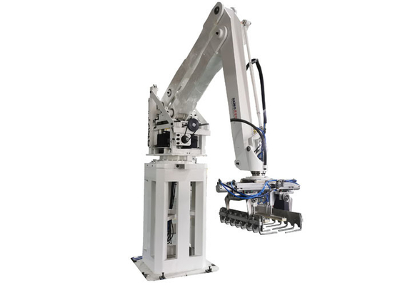 Máquina servo de Palletizer do robô do saco do amplificador 210kgs na fábrica do arroz