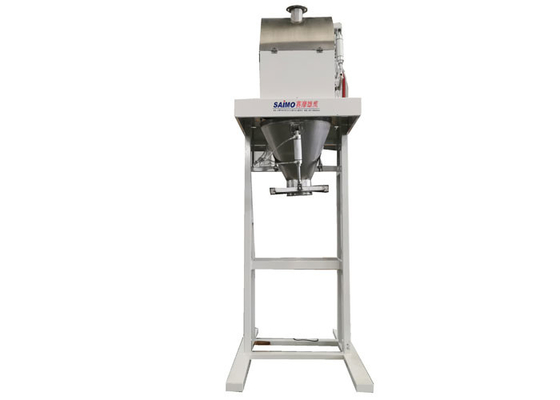 arroz automático do CE 60kg que pesa a máquina de ensaque com funil de aço inoxidável