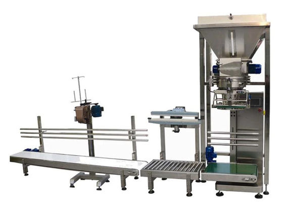 máquina de embalagem do pó do produto químico de alimento da farinha de arroz de 0.6MPa 25kg para toda a indústria