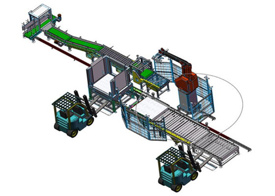 Assoalho Palletizing programável elétrico do braço do robô - montado