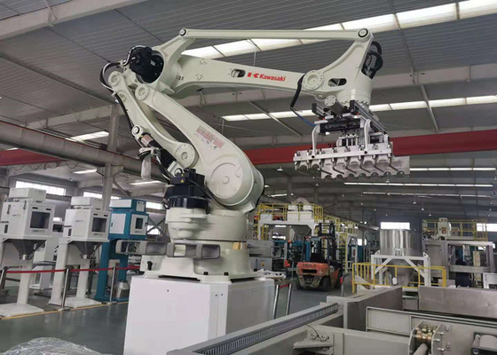 Produção do adubo de Kawasaki Robotic Arm Palletizer In
