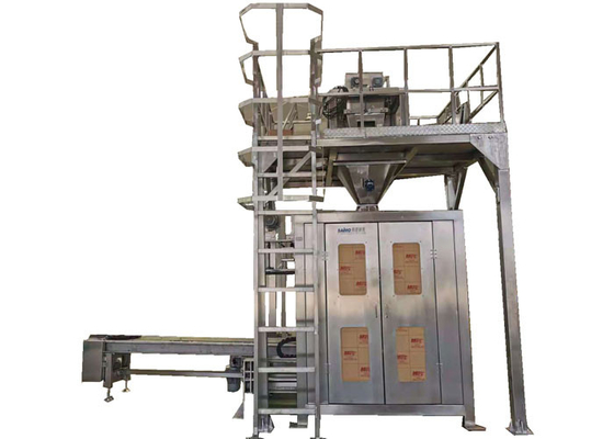 Máquina de embalagem de grânulos a granel de 25 a 50 kg para saco tecido na indústria de fertilizantes