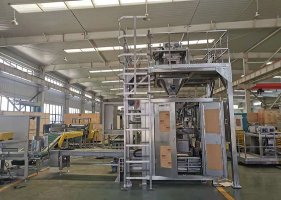 Máquina de embalagem de sacos de 50 kg com motor redutor para grânulos de pellets na indústria de borracha plástica