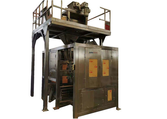 Máquina de embalagem de sacos de 50 kg com motor redutor para grânulos de pellets na indústria de borracha plástica