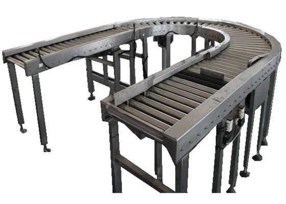 COSTURAR o quilowatt do transporte de rolo 0,75 - 1,5 da curva do motor que Palletizing em linhas de embalagem