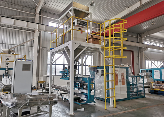 máquina automática do peso e de embalagem do saco 25Kg com sistema de controlo do Plc