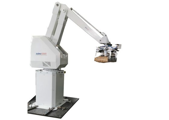 4 machados que Palletizing o controlo robótico do PLC da máquina da picareta e do lugar