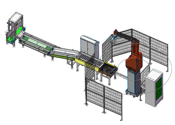 braço Palletizing do robô de 220V 70kg na indústria dos aparelhos eletrodomésticos