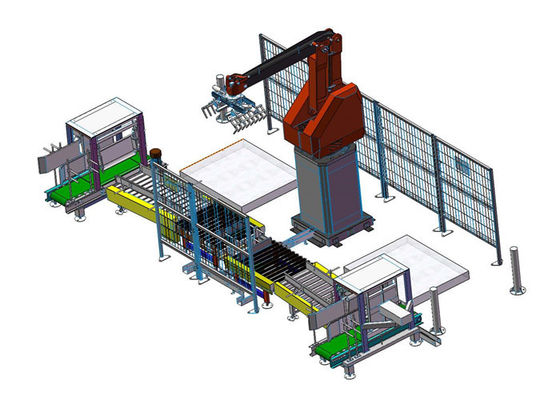 Grão programável de 6 machados e braço Palletizing do robô do óleo