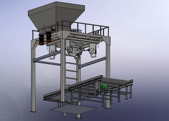 Máquina automática industrial do peso 500kg e de empacotamento