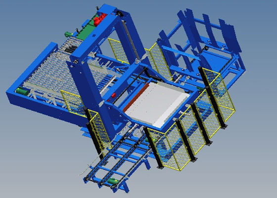 A indústria alimentar 2000mm 600bags/hora pode máquina de Palletizer