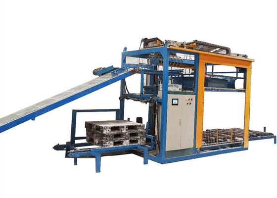 1300mm 800bags/hora Palletizer de baixo nível na planta de ensaque