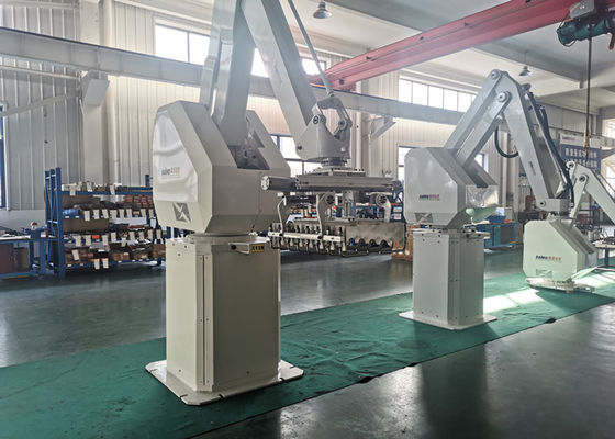 1500times/H que empilha 4 o robô de Palletizer do saco do PLC 50kg dos machados