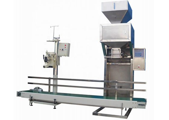 máquina de embalagem dos grânulo do saco do saco 50kg na indústria 304 sS do arroz