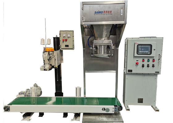 Máquina de embalagem de ensaque da cubeta dobro de 3 fases na indústria da alimentação do animal de estimação