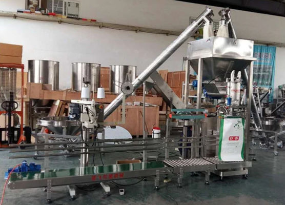 máquina de embalagem aberta do pó da pintura do saco da boca 25kg para a indústria química