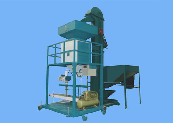 O PVC do saco da indústria plástica 25Kg granula a máquina de embalagem com pilha de carga 6