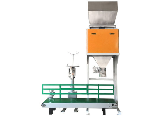 O PVC do saco da indústria plástica 25Kg granula a máquina de embalagem com pilha de carga 6